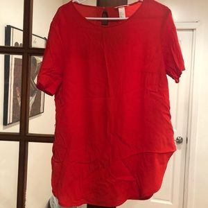 NWT Blood Orange Long H&M Top
